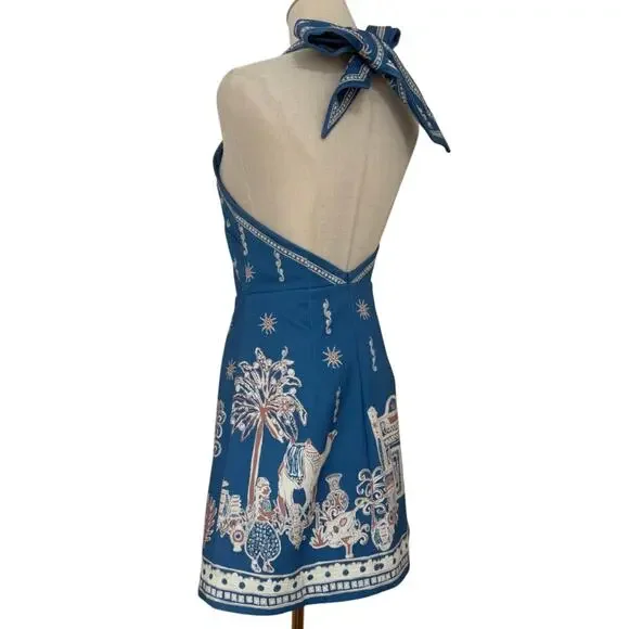 ALEMAIS Acacia Halter Mini Dress 6 ALEMAIS Acacia Halter Mini Dress 6